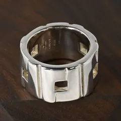 【研磨済】GUCCI ヘビーG モダニスト リング 13号 指輪 Ag925