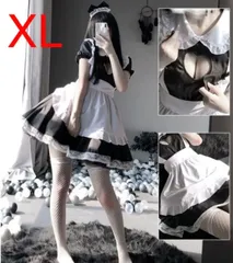 XLメイド服 コスプレ 仮装セクシーランジェリーロリータメイド可愛いワンピース