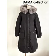 未使用品級☆ ダーマコレクション　ロングダウンコート　ダブルボタン　15号 未使用品級☆ ダーマコレクション ロングダウンコート ダブル