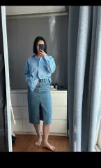 ZARA(ザラ) デニム スカート スリット