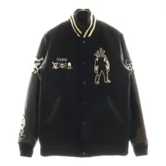 STUSSY 2トーン ウール バーシティ ジャケット スタジャン XL 希少 STUSSY 2トーン ウール バーシティ ジャケット スタジャン XL