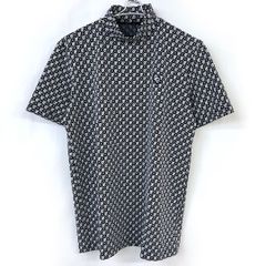 パーリーゲイツ　半袖モックネック　モノグラム柄　サイズ5