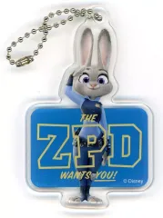 【中古】キーホルダー ジュディ・ホップス(ズートピア警察) アクリルキーホルダー 「Happyくじ ズートピア」 G賞