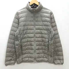 U■ユニクロ/UNIQLO ウルトラライトダウンジャケット【L】ベージュ/men's/H31【中古】■