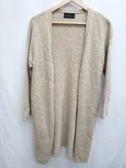 ◇ ivory court アイボリーコート ガウン ニット カーディガン ブラウン レディース P  【1406240021864】