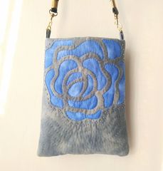 NO.158 ハワイアンキルトバッグ ハンドメイド ロケラニ 薔薇♡