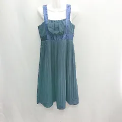 ◇ ships little black - ロング丈 ワンピース サイズ表記なし ブルー系 レディース E  【1407180047648】