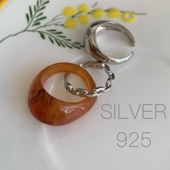 リング シルバー 925 レディース  アクセサリー おしゃれ おすすめ かっこいい カジュアル 3個 新品未使用 匿名配送  シルバーリング レディースリング アクリルリング シルバー925リング 指輪