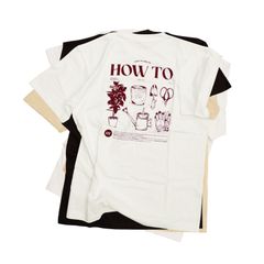 オリジナルtシャツ（園芸）　ホワイト／レッド