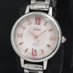 極美品【稼働品】SEIKO　セイコーV117　ハート　ピンク　ゴールド　ソーラー 2025年最新】セイコー V117の人気アイテム - メルカリ