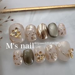 オーダーメイド/匿名配送可能/ネイルチップ25枚入り/全サイズ入り/ネイルチップ/和装/成人式/ブライダル