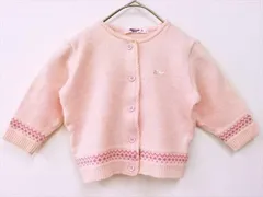 SE2-U47☆FAMILIARファミリア*70サイズ*カーディガン*キッズ ファッション キッズファッション 人気ブランド■