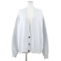 HERMES - 【極美品】HERMES エルメス カーディガン ニット 2021AW BRIDES de GALA 式典用馬勒 プリント ツイルレーヌ セリエ ボタン カシミヤブレンド 長袖 トップス レディース サイズ 38 サックスブルー イタリア製 極美品】HERMES エルメス カーディガン ニット 2021AW BRIDES de