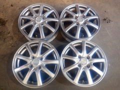 社外　軽カー　14インチアルミホイール4本SET　【M140172】