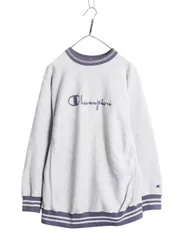 【お得なクーポン配布中!】 90s USA製 チャンピオン リバースウィーブ スウェット メンズ XL 古着 オールド トレーナー 裏起毛 スクリプト ロゴ 刺繍 目付き 霜降り 灰