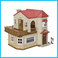 3歳以上 STマーク認証 おもちゃ ハー51 ドールハウス 】 Sylvanian -屋根裏はひみつのお部屋- 赤い屋根の大きなお家 Families 【 エポック社 お家 EPOCH シルバニアファミリー