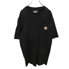【Carhartt】 ロゴ刺<!-利用不可文字-!> ルーズフィット Tシャツ S-1196