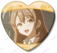 ラブライブ！ シリーズ 15周年×東京駅一番街 中須かすみ 缶バッジ