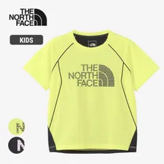 ザ・ノース・フェイス tシャツ キッズ 半袖 女の子 男の子 THE NORTH FACE NTJ12312 S/S TRAIL RUN T UVカット 速乾 ブラック イエロー ランニング ドライ スポーツ 運動 130cm / 140cm / 150cm 