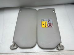 【純正パーツ】　スズキ　スペーシア　MK32S　MK42S　サンバイザー　左右セット　室内用　日除け　ベージュ系　トリムコード：C02　中古パーツ　汚れ多少あり
