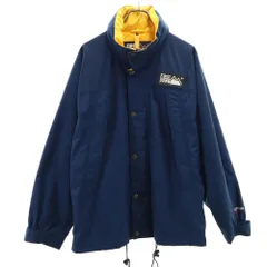 90s ファーストダウン　スウェード調　シャツ　ヴィンテージ　ビンテージ　古着 古着 90s AMERICAN THUNDER 豪華 ウルフ ブルー サンダー T