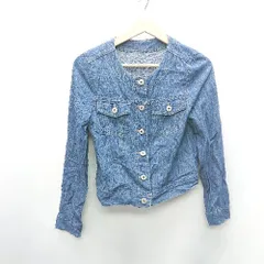 ◇ NATURAL BEAUTY BASIC 長袖 デニムジャケット サイズS ブルー系 レディース E  【1407180012134】