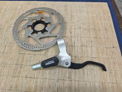 ■ SHIMANO BL-M535 + CM-RT62 ブレーキレバー+ディスクローター 油圧 片側のみ 同梱発送承中!! T-761