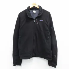 XL/古着 パタゴニア patagonia 長袖 フリース ジャケット メンズ 00s R2 ワンポイントロゴ ポーラテック VERSA 黒 ブラック 25oct15 中古 