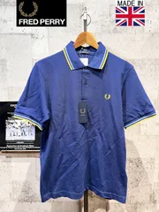 未使用 英国製 フレッドペリー M12 ポロシャツ 60th SP 40 ネイビー FRED PERRY イングランド製