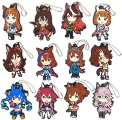 【中古】キーホルダー 全12種セット ラバーマスコット 「一番くじ ウマ娘 プリティーダービー 7弾」 G賞