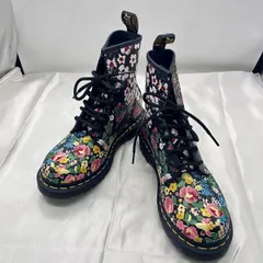 【美品・個性派】Dr.Martens ドクターマーチン 1460 Pascal 花柄 8ホールブーツ UK3/US5（約22cm）ベトナム製 m9668