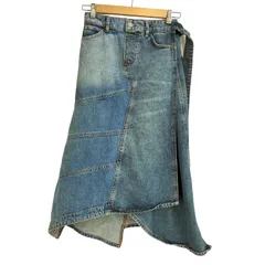 ザラ ZARA アシンメトリー デニムラップスカート レディース  XS