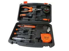 工具セット ドライバーセット ホームツールセット ドライバー ペンチ セット 工具箱セット 家庭用 レンチ 補修 作業工具 15点セット 収納ケース付き（Manaheart) [15点]