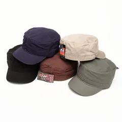 帽子 ワークキャップ newhattan ニューハッタン ミリタリーキャップ アジャスター無し ジャストフィット 大きめ Lサイズ XLサイズ  男女兼用 全5色 アメリカブランド USA 直輸入モデル 送料無料 6001