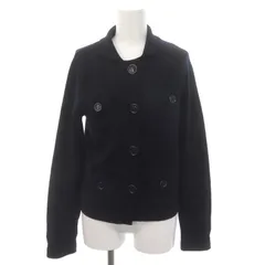 ジェイクルー J.CREW ラウンドカラーニットジャケット ウール S 紺 ネイビー /SY ■OSのサムネイル