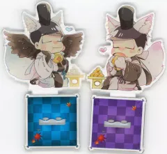 【中古】アクリルスタンド・アクリルパネル 【おそ松さん】アクリルスタンドセット お使い狐 カラ松＆一松