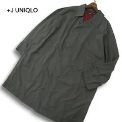 +J UNIQLO ユニクロ × ジルサンダー 秋冬★ オーバーサイズ ステンカラー コート Sz.S メンズ 灰 グレー