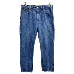 Levi's 505 デニムパンツ W38 リーバイス レギュラーフィット ビッグサイズ インディゴ 古着卸 アメリカ仕入 2407-78