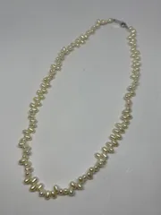 淡水パール　ネックレス 約41.5cm silver925 留め具