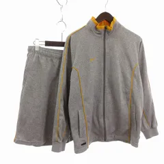 ナイキ NIKE 美品 上下セット ドライフィット ジャージ ジャケット ハーフパンツ S20901NAN グレー M ■SM3