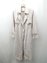 ◇ ⊂　美品 aquagial アクアガール 春ファッション 長袖 トレンチコート サイズS ベージュ系 レディース E  【1507160028497】