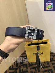 【今日特価】FD F-Logo グレインレザーベルト-1