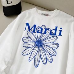 Mardi Mercredi スウェットオート刺繍トシャツグリーン
