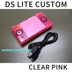 任天堂 DS LITE CUSTOM CLEAR PINK ! 送料無料!