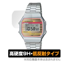 CASIO Collection STANDARD A168WE 保護 フィルム OverLay 9H Plus for カシオ コレクション スタンダード 高硬度 アンチグレア 反射防止