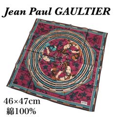 m34 未使用 Jean Paul GAULTIER ジャンポールゴルチエ ハンカチ 綿100% ロック パンク メンズ レディース 服飾小物