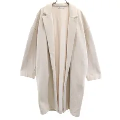 ZARA ザラ ロングコート S グレー 裏起毛 レディース 古着