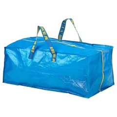 [イケア]IKEA　FRAKTA　 トロリー用バッグ ファスナー式 73 cm×35cm×30 cm　ブルー(90161989)