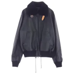 LOUIS VUITTON ルイ・ヴィトン レザージャケット 22SS 1A7Y8J  Leather Aviator Jacket レザー アビエイター ジャケット フライトジャケット ブルゾン ブラック系 48【中古】のサムネイル