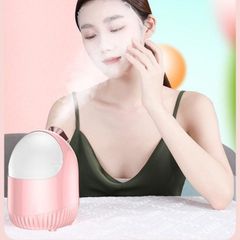 フェイススチーマー 水道水 大容量240mL 温冷機能 濃密ナノミスト 保湿肌ケア 長時間使用可能